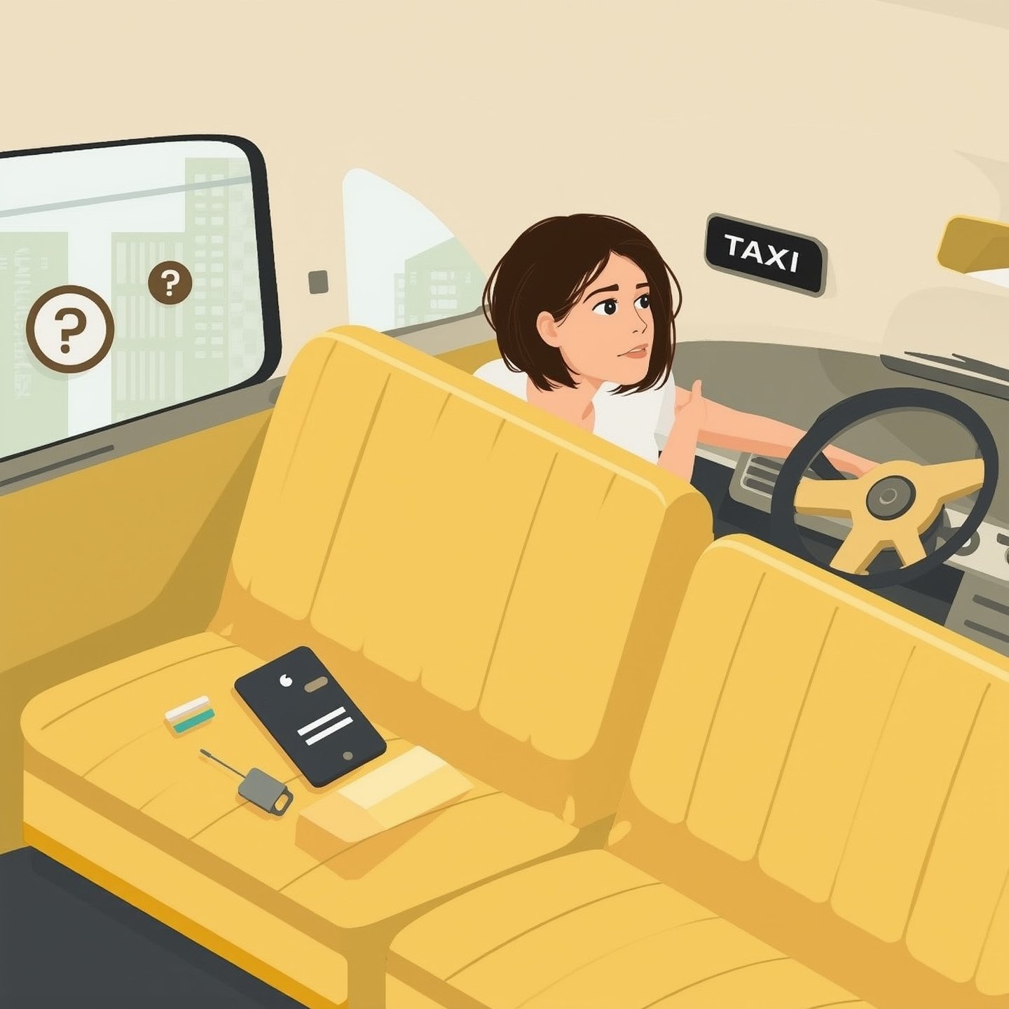 How to Handle Lost Items in Taxi