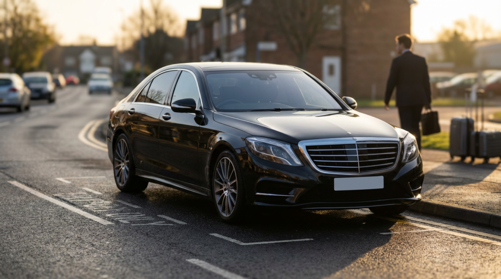 pictureshows a Corporate Cab vs Regular Taxi